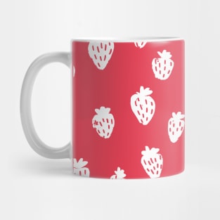 Strawberry Stamp Pattern Mug